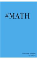 Graph Paper Notebook 1 cm squares