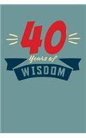 40 Years of Wisdom