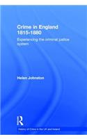 Crime in England 1815-1880