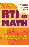 RTI in Math: Practical Guidelines for Elementary Teachers