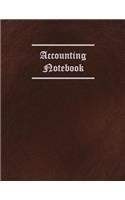 Accounting Notebook: 4 Column Ledger