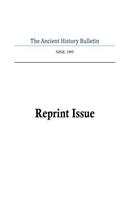 Ancient History Bulletin Volume Nine