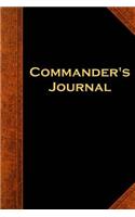 Commander's Journal