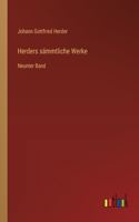 Herders sämmtliche Werke