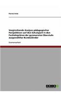 Vergleichende Analyse pädagogischer Perspektiven auf den Schulsport in den Fachlehrplänen der gymnasialen Oberstufe ausgewählter Bundesländer