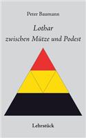 Lothar zwischen Mütze und Podest
