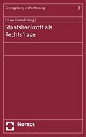Staatsbankrott ALS Rechtsfrage