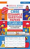 Oswaal Cbse Sample Question Papers Class 10 English Language & Literature Book (for 2025 Exam)