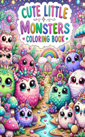 Cute little monsters Coloring Book