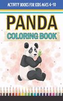 Panda Coloring Book Activity Books For Kids Ages 4-10