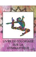 livre de coloriage sur la gymnastique