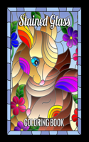 Stained Glass Coloring Book: Animals designs, flowers, nature landscapes and many more for adult and anyone who loves Antiques & Collectibles, with 55 Beautiful Flowers Designs 