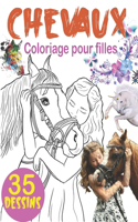 Coloriage Chevaux pour filles