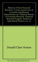 Patterns of Farm Financial Structure