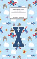 Primary Composition Notebook Grades K-2 Story Journal X