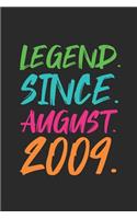 Legend Since August 2009