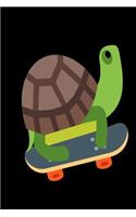 Turtle Skateboarding Notebook
