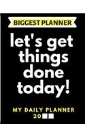 Let's Get Things Done Today! My Daily Planner 20