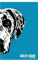 Great Dane Dot Grid Journal: Versatile 120 Page 6x9 Inch Bulleted Notebook for Great Dane Lovers