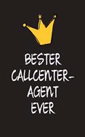 Bester Callcenteragent: DIN A5 - Punkteraster 120 Seiten - Kalender - Notizbuch - Notizblock - Block - Terminkalender - Geschenkidee - Abschied - Abschiedsgeschenk - Ruhest