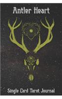 Antler Heart Single Card Tarot Journal