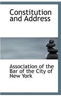 Constitution and Address