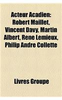Acteur Acadien