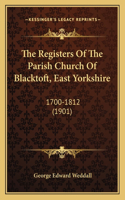 Registers Of The Parish Church Of Blacktoft, East Yorkshire