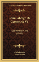 Cours Abrege De Geometrie V1