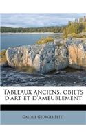 Tableaux Anciens, Objets D'Art Et D'Ameublement