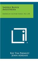 Saddle Block Anesthesia