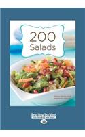 200 Salads (Large Print 16pt)