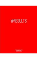 Notebook for Cornell Notes, 120 Numbered Pages, #RESULTS, Red Cover: For Taking Cornell Notes, Personal Index, 8.5"x11", Hashtag Series, Genius Edition