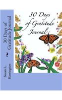 30 Days of Gratitude Journal