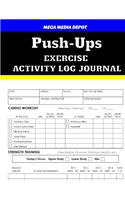 Push-Ups Exercise Activity Log Journal
