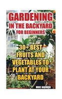 Gardening In The Backyard For Beginners