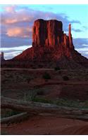 Breathtaking Red Rock Formations in Monument Valley at Sunset Journal: 150 Page Lined Notebook/Diary