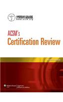 ACSM's Certification Review