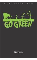 Go green Natur Notizbuch