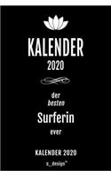 Kalender 2020 für Surfer / Surferin
