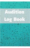 Audition Log Book