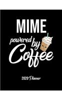 Mime Powered By Coffee 2020 Planner