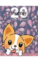 Kawaii Corgi 2020 Daily Planner: Calendar Schedule Organizer, 2020 Daily Planner, Daily Planner Journal, Blank Keepsake Record Planner Journal to Fill In, Daily Planner and Journal,