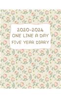 2020 - 2024 One Line A Day Five Year Diary