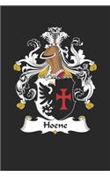 Hoene: Hoene Coat of Arms and Family Crest Notebook Journal (6 x 9 - 100 pages)