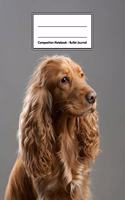 Composition Notebook - Bullet Journal: English Cocker Spaniel - 109 pages 8.5"x11" - Dotted Journal - Grid Notebook - Gift For Kids Teenager Adult Teacher Student - Journal - Dog Lover