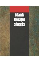 Blank Recipe Sheets