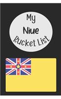 My Niue Bucket List: Novelty Bucket List Themed Notebook
