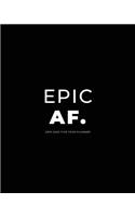 2019 - 2023 Five Year Planner; Epic Af.