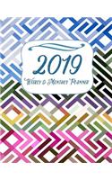 2019 Weekly and Monthly Planner
